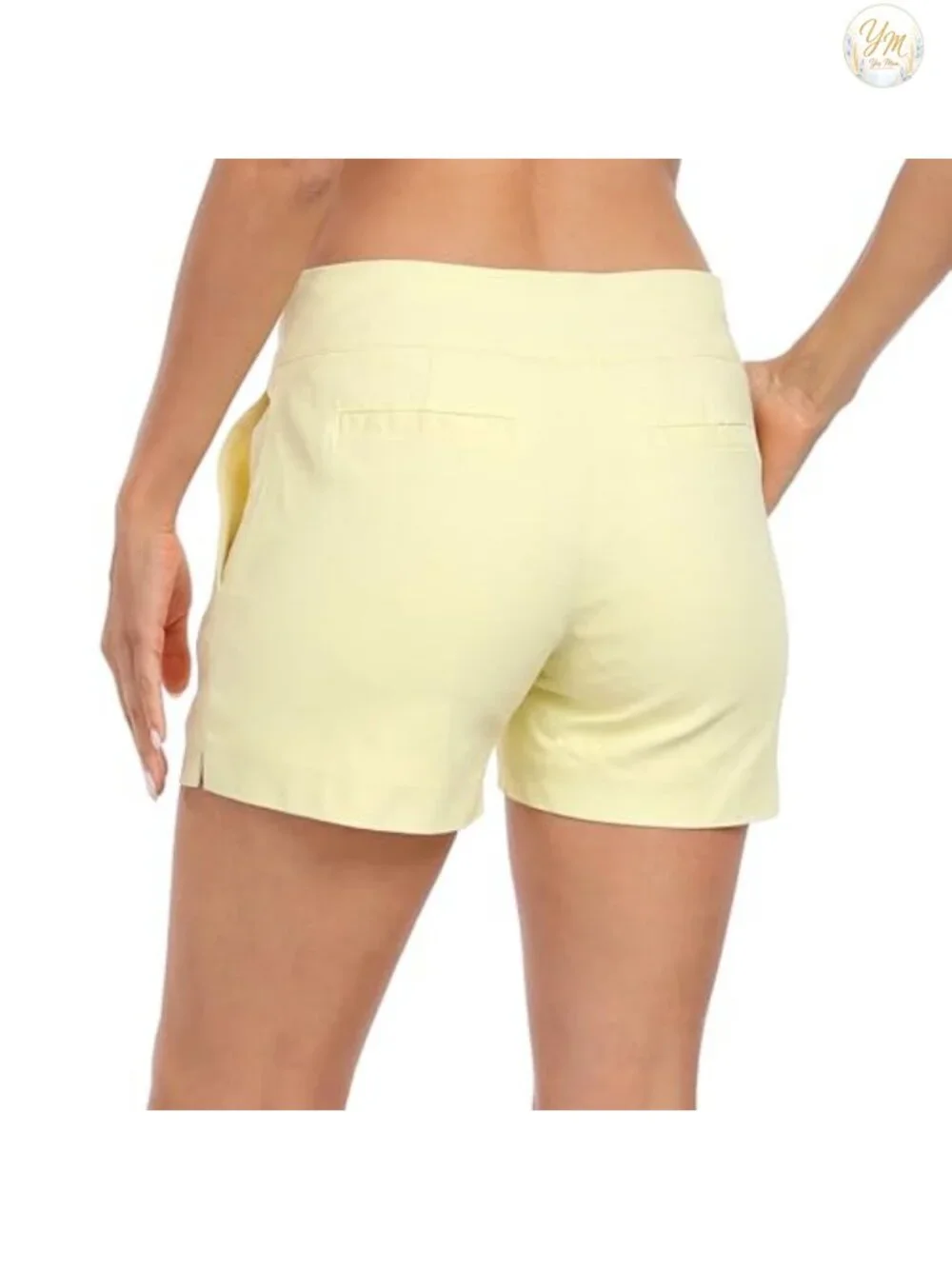 Women's High Rise Chino Shorts 4